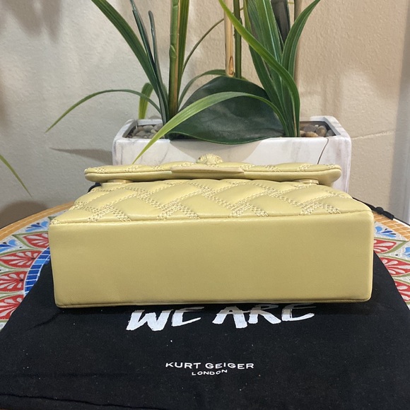 Kurt Geiger London Solid Quilted Mini Kensington Drench Crossbody Bag - Picture 12 of 12